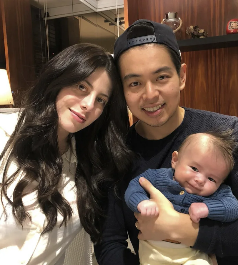 O Dr. André Kimura com a família